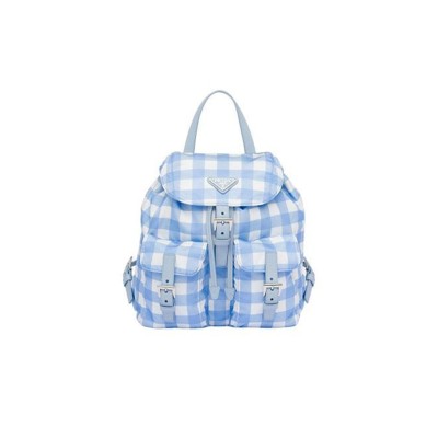 PRADA SMALL PRINTED RE-NYLON BACKPACK 1BZ677 (28*23.5*12cm) 